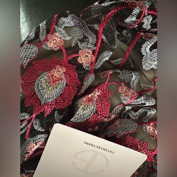 JS Collection Embroidered Dresses Size 2 - Picture 3 of 10